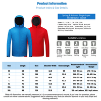 Veste coupe-vent à capuche pour homme, veste softshell légère, veste d'extérieur à fermeture éclair intégrale, imperméable pour la randonnée, la course à pied, la pêche