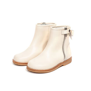 Stivali da Donna OEM ODM Autunno-Inverno, Nuovi <span class=keywords><strong>Stivaletti</strong></span> in Pelle con <span class=keywords><strong>Tacco</strong></span> Basso e Cinturino, Taglie Grandi, Vendita all'Ingrosso - Product Image 4