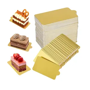 Wegwerp Food Grade Recyclebare Gouden Zilveren Mini Cake Basisbord Verschillende Gevormde Laken Cake Board