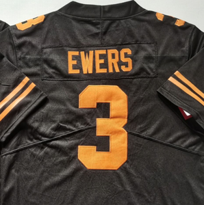 Versand bereit Quinn Ewers Schwarz Beste Qualität Genähtes American College Football Trikot - Product Image 1