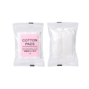 LMLTOP Tampons de coton 10 pièces, tissu non tissé à trois couches, tampons démaquillants portables de voyage B226 - Product Image 1