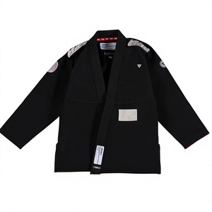 Kimono de Jiu Jitsu Brasileño Azul Profesional Personalizado con Parches Bordados, Uniforme de Primera Calidad con Tejido Perla - Product Image 4