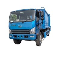 FAW 8cbm 10 tonnes mètres cubes 4*2 compacteur ordures compacteur camion ordures Compression camion prix de vente