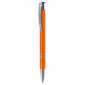 Penna a Sfera in Alluminio Arancione con Punta da 1.0mm, Penna Promozionale Sportiva in Plastica - Product Image 2