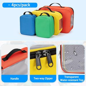 Sac organisateur de stockage de jouets compatible avec les briques <span class=keywords><strong>Lego</strong></span>, étui organisateur de voyage pour blocs de construction, sac de rangement de jouets blocs - Product Image 4