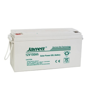 Jarrett Free Maintenance Solar Gel <b>Battery</b> <b>12V</b> 100AH Deep Cycle 1200 Cycles Solar Power <b>Battery</b> - Product Image 1