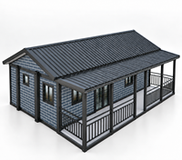 Maison préfabriquée modulaire en conteneur avec véranda pour studio de yoga, centre de bien-être et complexe écologique