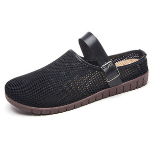 Style de basket-ball léger pour femmes chaussures de sport d'été respirant confort semelle souple baskets tricotées avec chaussures plates en maille creuse - Product Image 4