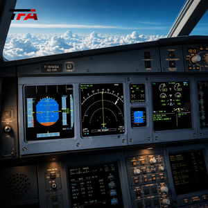 Réplica 1:1 del simulador de vuelo A320, pantalla de cabina de 12.6 pulgadas 1920x515, pantalla de barra MCDU FCU PFD ND ECAM MSFS 2020 / MSFS <span class=keywords><strong>2024</strong></span> - Product Image 1