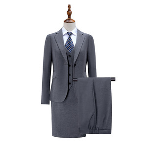 Unisex Suit Set Slim Fit Single Button Acetate Fiber Formal Workwear For Hotel Office 4S Store Uniforms - Product Image 5
