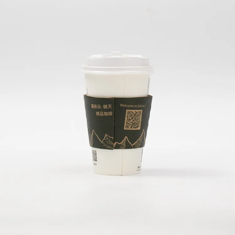 Factory Price Disposable Heavy Weight Disposable Paper Cup Sleeves Custom