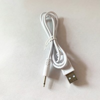 Cantell Smart USB a DC 2,5mm Adaptador Cargador Cable Mini Jack 2,5mm Mono para Android Cámara Computadora Auricular para escáner