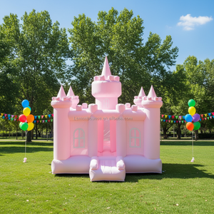 Castillo Inflable para Niños con Material <span class=keywords><strong>de</strong></span> PVC, Tamaños Personalizables, Uso Interior/Exterior para Alquiler Comercial - Product Image 1