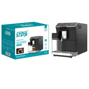 Cafetera Automática Winning Star con Pantalla LCD para Uso Doméstico, Espumador de Leche a Vapor, Cafetera Totalmente Automática a Presión - Product Image 1