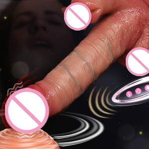 防水リモコン付き巨大ディルド 9段階振動 液体シリコン製舌舐めバイブレーター 強烈なGスポット刺激 大人のおもちゃ - Product Image 1