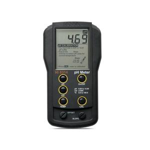 HANNA HI8314-1 Mètre d'acidité électronique analogique portable, électrode HI1217D, testeur redox, thermomètre - Product Image 4