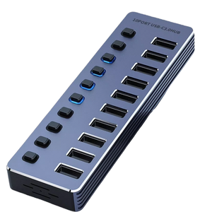 Extenseur USB3.0, <span class=keywords><strong>Hub</strong></span> 3.0, Splitter, Station d'accueil multi-interface, Convertisseur d'ordinateur, Commutateur d'alimentation - Product Image 2