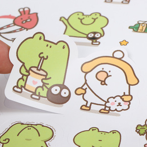 Car 4'' Printing Logo Kiss Cut A4 A5 Sticker Promotional Waterproof Cartoon Custom Kiss Cut Sticker Sheet - Product Image 4