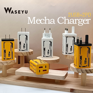 Nuovo Mecha 4 porta caricatore portatile Power Bank Dual Usb-a adattatore Usb C per samsung huawei - Product Image 2