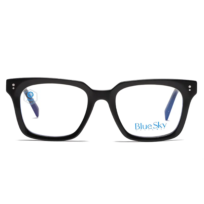 Factory Direct Sale Quality Eyewear Colorful Customizable Luxury Private Label Acetate Eyeglass Man Fashion