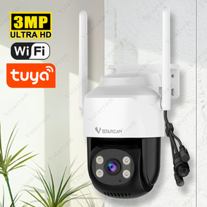 Tuya Ứng Dụng TS622-Y 3MP Wifi IP Màu Tầm Nhìn Ban Đêm Thông Minh CCTV Ngoài Trời PTZ Camera An Ninh Nhà Mạng Camara CMOS Cảm Biến - Product Image 1