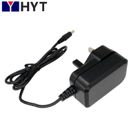 Adaptateur d'alimentation enfichable 3 broches UK 5V 24V 12V 3Amp DC Output pour éclairage LED en matériau PC