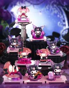 Micro-boîtes en PVC authentiques <span class=keywords><strong>My</strong></span> Melody & Kuromi Flower Vine Secret Realm - Figurines surprises tendance et ornements cadeaux - Product Image 2