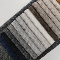 Tissu chenille tissé 100 % polyester 360 GSM, durable, uni, pour ameublement, canapé, rideau, textile de maison