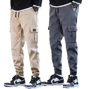 <span class=keywords><strong>Pantalon</strong></span> de <span class=keywords><strong>travail</strong></span> pour <span class=keywords><strong>chantier</strong></span>, <span class=keywords><strong>pantalon</strong></span> de <span class=keywords><strong>travail</strong></span> pour hommes, printemps et automne, ample et polyvalent, tendance, multi-poches, résistant à l'usure, couleur unie - Product Image 6