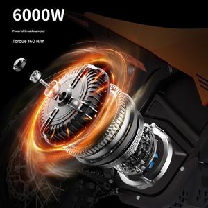 Moto électrique sans balais à moteur central 3500W, batterie lithium 60V 27AH <span class=keywords><strong>14</strong></span> <span class=keywords><strong>pouces</strong></span>, certifiée CE GCC, pour adulte - Product Image 3