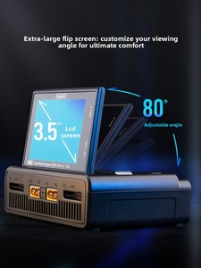 Uflight เครื่องชาร์จแบตเตอรี่อัจฉริยะสำหรับ M8D RC รุ่นหน้าจอสัมผัส18S ช่องสัญญาณคู่1600W - Product Image 5