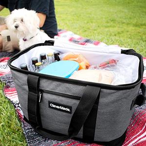 Collapsible Cooler Bag Insulated Leakproof 50 Can Soft Sided Portable Cooler Bag for Lunch Grocery Shopping Camping - Product Image 3
