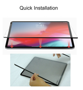 Hấp phụ thông minh dễ dàng bật/tắt có thể tháo rời chống chói giấy kết cấu phim bảo vệ màn hình cho <span class=keywords><strong>iPad</strong></span> Pro 10.5inch - Product Image 5