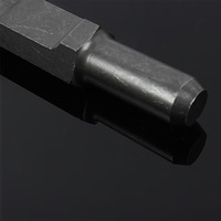Ciseau électrique en acier multi-spécifications, ciseau hexagonal pointu, ciseau plat carré, foret à cinq trous 65A, 17*280mm, bricolage