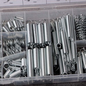 ชุดสปริงตะขอเกี่ยว<span class=keywords><strong>แบบ</strong></span>ยืดหยุ่น หลายขนาด <span class=keywords><strong>สปริง</strong></span>เหล็กแรงดึงแรงอัด 200 ชิ้น <span class=keywords><strong>สปริง</strong></span>ขนาดเล็กแบบคละขนาดพร้อมตัวหนีบ - Product Image 3