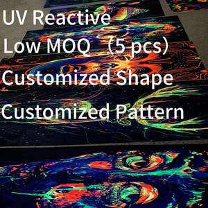 Tapiz Reactivo a los Rayos UV, Decoración Psicodélica para Fiestas o Habitaciones, Brilla en la Oscuridad - Product Image 5