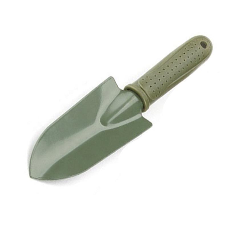 Green Carbon Steel Garden Trowel Hand