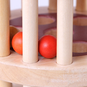 Jouet de pluie classique en bois pour bébé, jouet éducatif pour tout-petits, labyrinthe de pluie, jouet de dextérité, jouets musicaux en bois pour enfants - Product Image 4