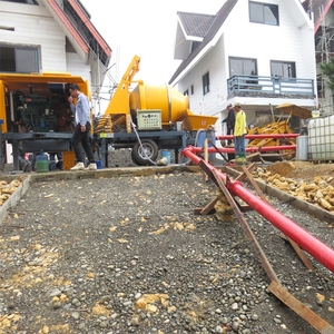 Bau-CE-zertifizierter Diesel-Betonmischer mit Pumpe Zementpumpmaschine - Product Image 4