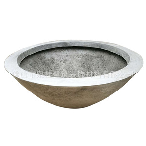 Vaso per Fiori in Cemento di Grande Capacità, Stile Nordico Minimalista, Durevole, per Centri Commerciali, Hotel, Progetti di Paesaggistica, Vendita Diretta dalla Fabbrica - Product Image 4