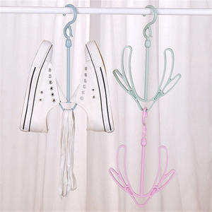Shoe Drying Rack Double Hook Hanging Storage Holder For Balcony Indoor Outdoor Use - Product Image 2
