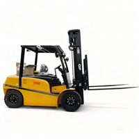 Chariot élévateur électrique CPD50S 5T : hauteur de levage de 6 m, mât à 3 étages, lithium 80 V, ZAPI.