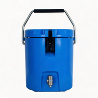 Glacière isotherme portable de haute qualité, souple, rotomoulée, en PE, étanche, avec logo personnalisé, pour promotion alimentaire, moderne, capacité 2 gallons, pour 5 jours