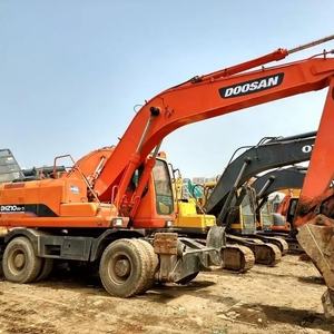 Excavatrice DH210W-7 Doosan de seconde main d'excavatrice de roue DH210W-7 de Doosan de bonne condition en vente - Product Image 1