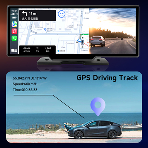 Supplier 10.26 Inch IPS <strong>Touch</strong> Screen 4k Wifi Gps Car Play Dashcam Front and Rear Dual Lens 4k Wireless Car Play <strong>Dash</strong> Cam - Product Image 3