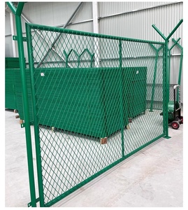 Clôture de sécurité en treillis métallique en acier, forme diamant, avec cadre en acier inoxydable et revêtement plastique, pour station photovoltaïque, route, <span class=keywords><strong>180</strong></span>-200 <span class=keywords><strong>cm</strong></span> - Product Image 5