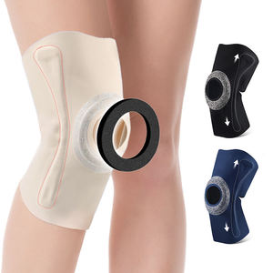 Genouillère de soutien rotulien fine avec stabilisateurs latéraux, respirante et compressive, pour le soulagement des douleurs articulaires sportives - Product Image 1