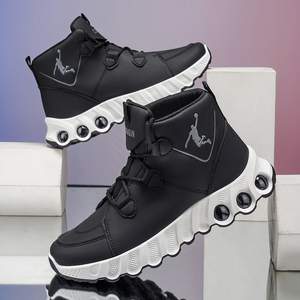 Chaussures de <span class=keywords><strong>basket</strong></span> décontractées pour hommes, à semelle épaisse, tendance et polyvalentes, respirantes, grandes tailles, baskets pour étudiants - Product Image 1