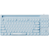 Clavier filaire avec 87 touches steampunk, avec support, interface USB pour ordinateur portable, PC