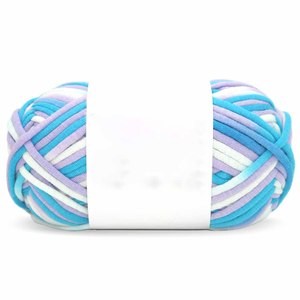 Chunky Cotton Stuffing Easy Peasy 68% Cotton 32% Nylon Hand Woven Braid Tube <b>Yarn</b> - Product Image 2